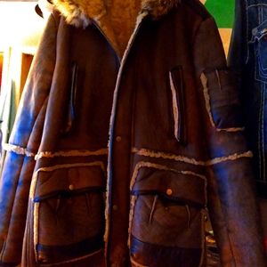 Sheepskin coat